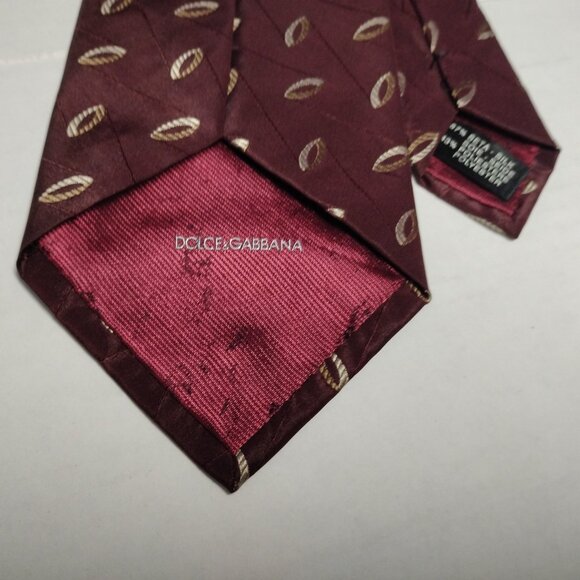 ❤️2 NWT DOLCE & GABBANA 100% Silk  Necktie Tie - Picture 8 of 8
